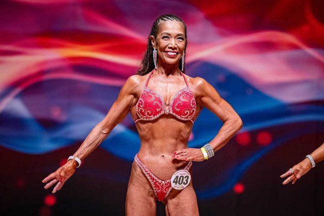 今年70歳でも筋肉を成長させて「一生青春やね」 フィットネス界の