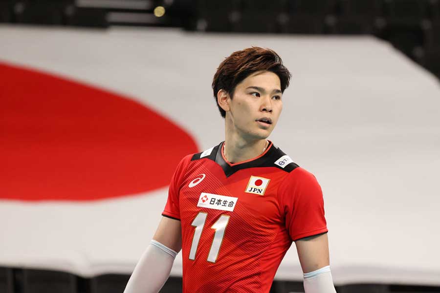 男子日本代表の西田有志【写真：Getty Images】