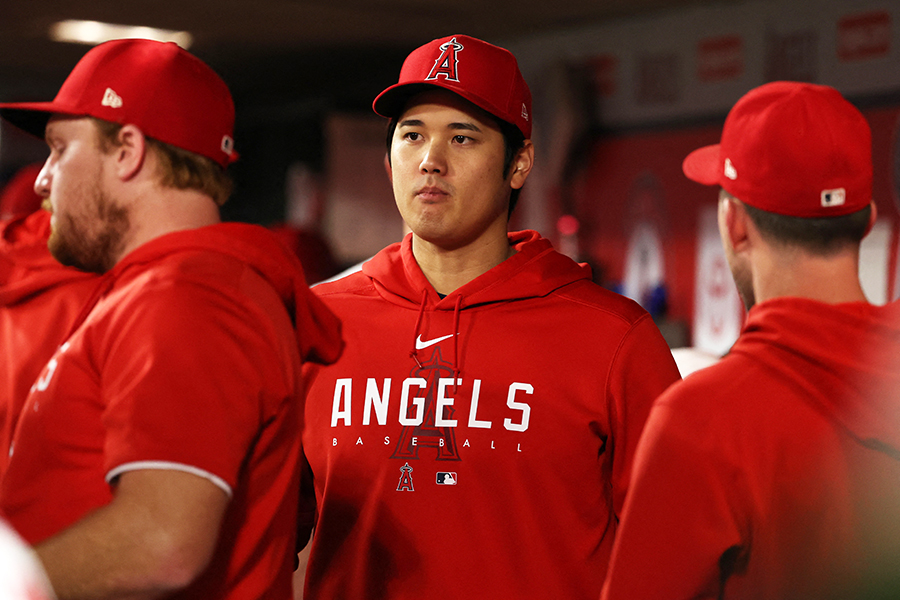 エンゼルスの大谷翔平【写真：ロイター】