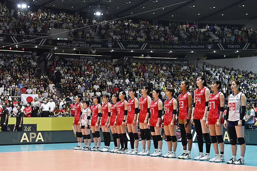 W杯に出場したバレー女子日本代表【写真：Getty Images】