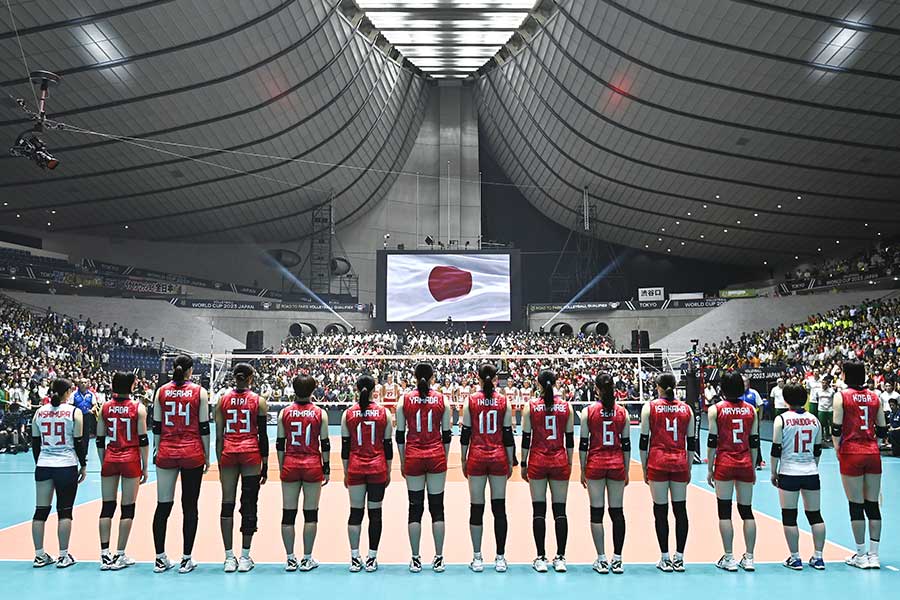 W杯に出場したバレー女子日本代表【写真：Getty Images】