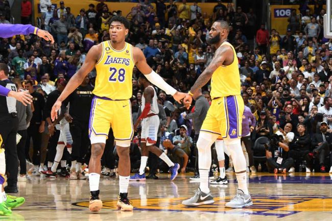 レイカーズ　八村　ユニフォーム　上下　セット　アップ　コービー　レブロン 八村塁＆レブロンの深まる師弟関係にファン夢見心地 HC証言「レブロン