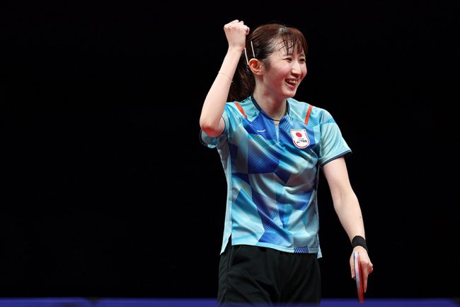 早田ひなに中国の世界No.1選手「ともに進歩を目指したい」 対戦11連勝