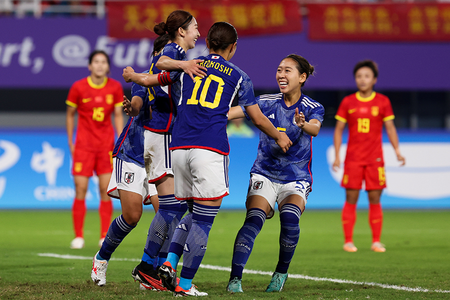 中国に勝利した女子サッカー日本代表【写真：Getty Images】