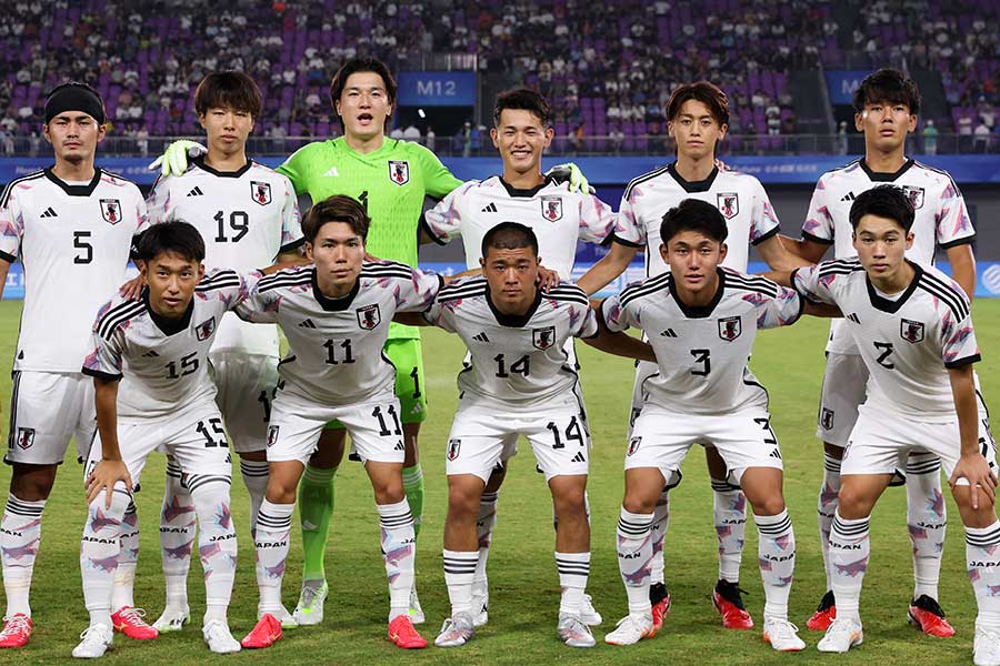 アジア大会の男子サッカー日本代表【写真：Getty Images】