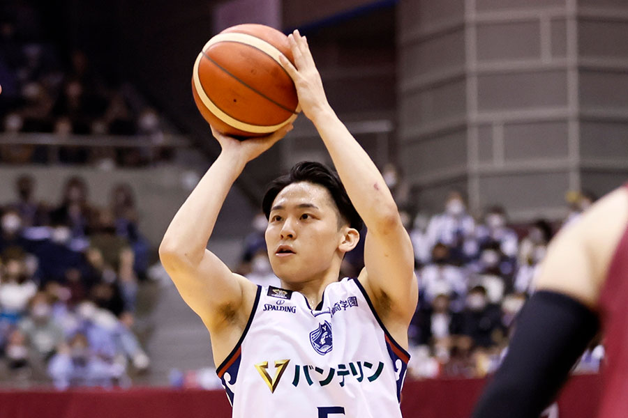 横浜BCの河村勇輝【写真：B.LEAGUE】