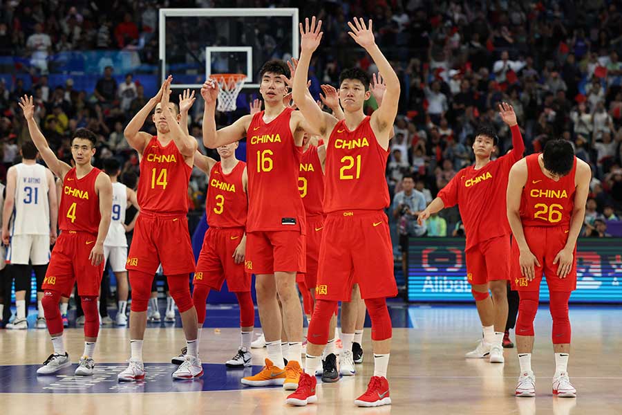 男子バスケットボール中国代表【写真：ロイター】