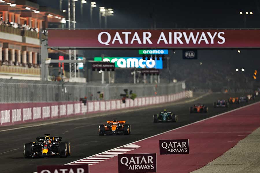 F1の第18戦カタールGPの決勝が8日に行われた【写真：ロイター】
