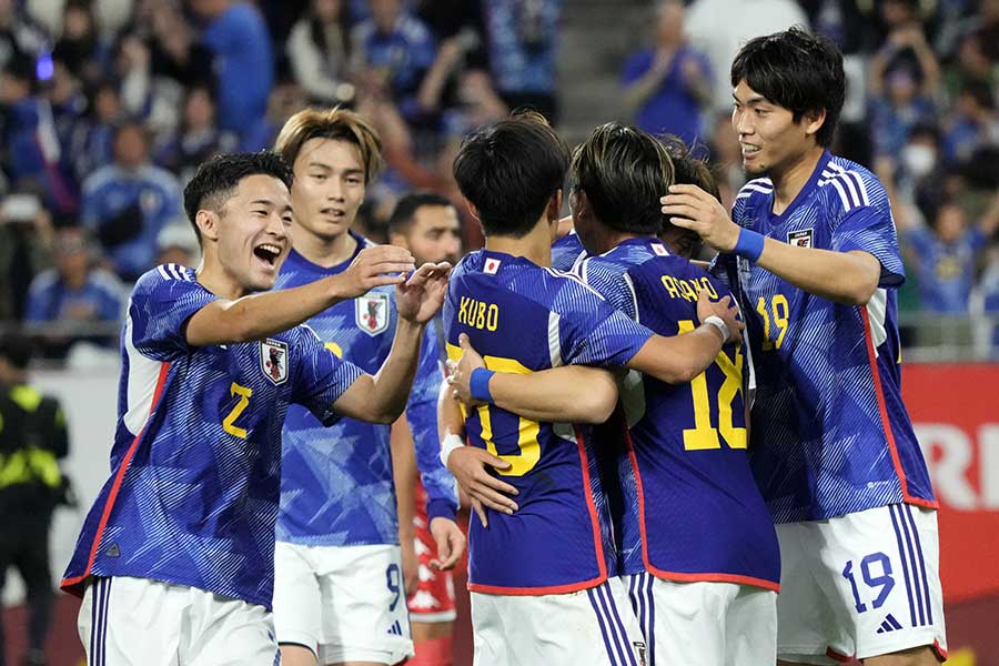 サッカー日本代表【写真：Getty Images】