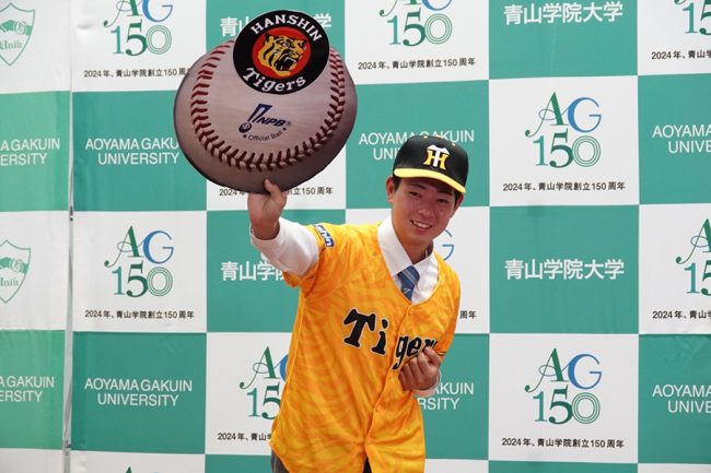 阪神ドラ1下村海翔が米国で受けた衝撃 怪物に食らった弾丸187キロHR「桁違いで笑っちゃうほど」 | THE ANSWER