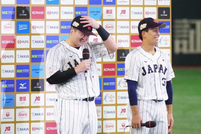 侍J優勝後に牧秀悟が異例の謝罪「皆さんすみませんでした」 失策が先制