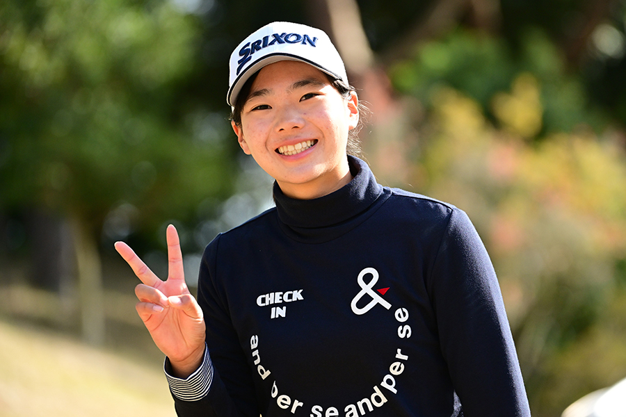 QTファイナルステージ第2日に出場した菅楓華【写真：Getty Images】