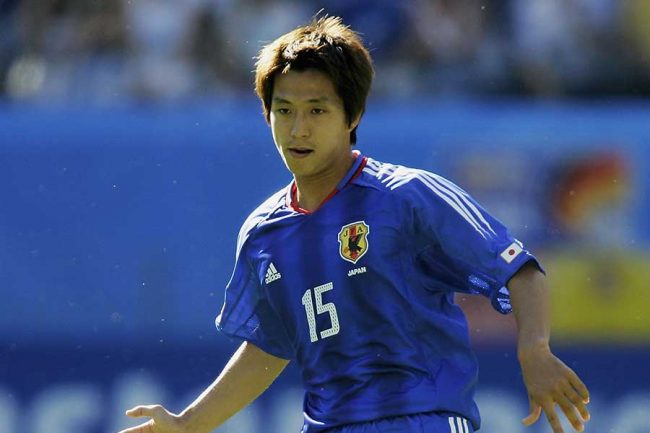 日本代表ユニフォーム福西選手 15 元日本代表・福西崇史があの当時の背