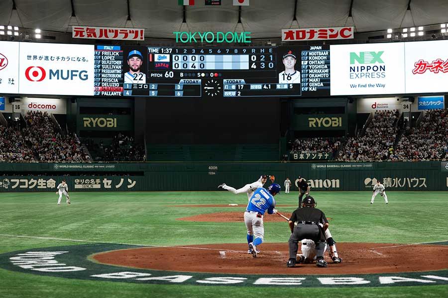 今年3月に東京ドームでWBC準々決勝が行われた【写真：Getty Images】