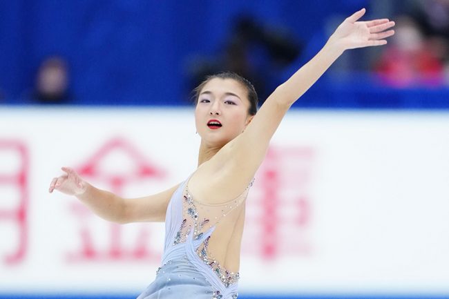 首位・坂本花織がSP当日の笑撃珍事を告白 善光寺→宿舎を猛ダッシュ