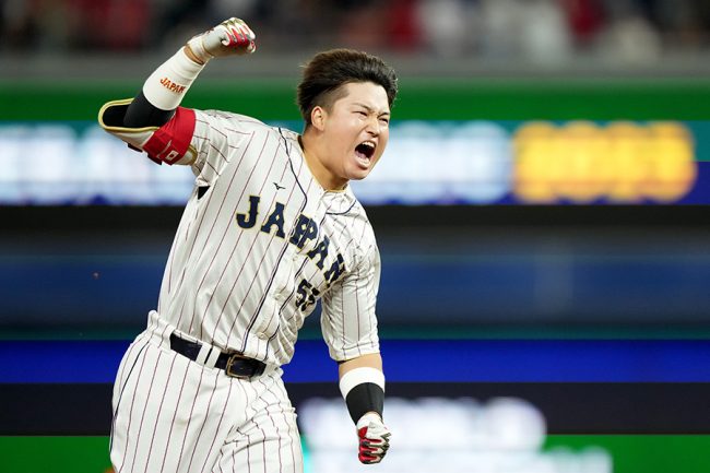 大谷翔平が「What a swing!!」と興奮した名場面を激写 日本中を号泣