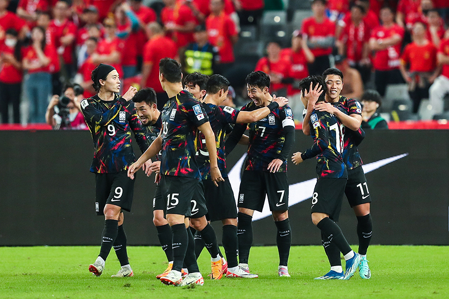 韓国サッカー代表【写真：Getty Images】