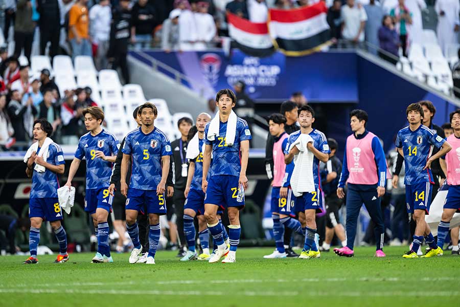 イラクに1-2で敗れた日本代表【写真：Getty Images】