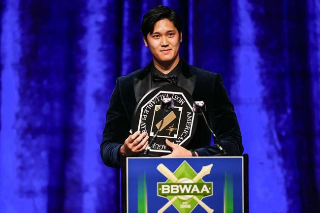 大谷翔平、イケメンと褒められ口にした自然な英語が話題 進歩に