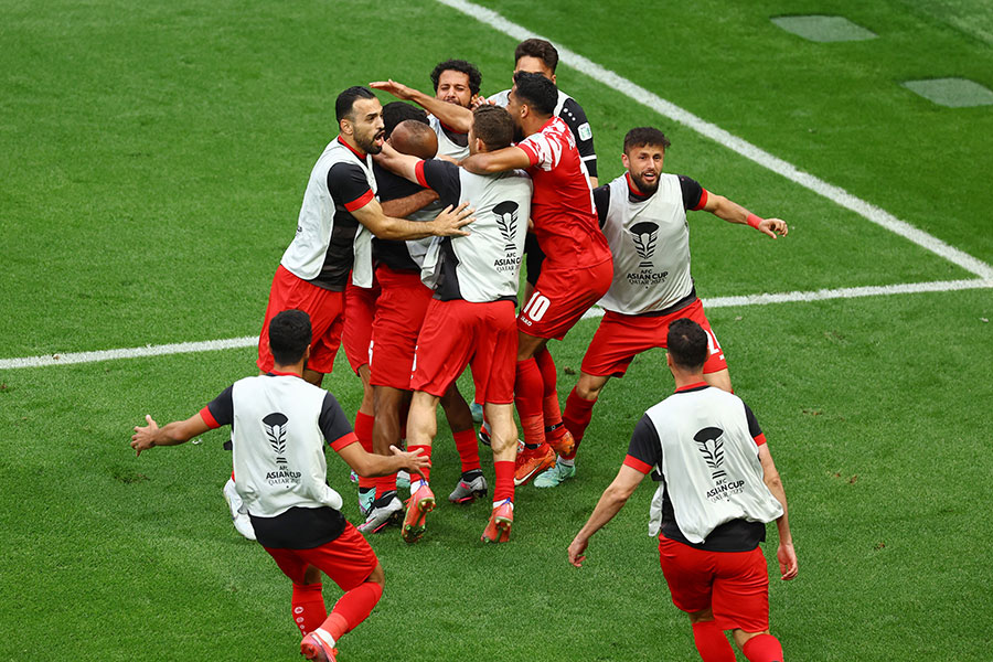 アジアカップ、イラクを逆転で破り歓喜のヨルダン【写真：ロイター】