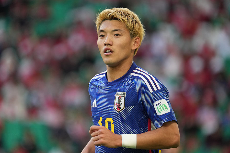サッカー日本代表の堂安律【写真：Getty Images】