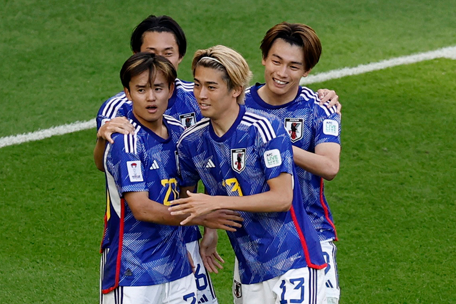 アジアカップに出場した日本代表【写真：ロイター】
