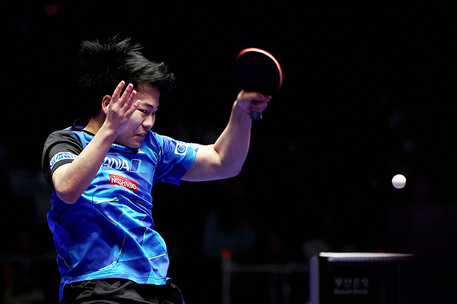 世界卓球、中国の世界1位に善戦した松島輝空【写真：ロイター】