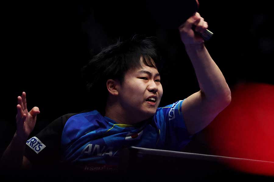 世界卓球、中国の世界1位に善戦した松島輝空【写真：ロイター】