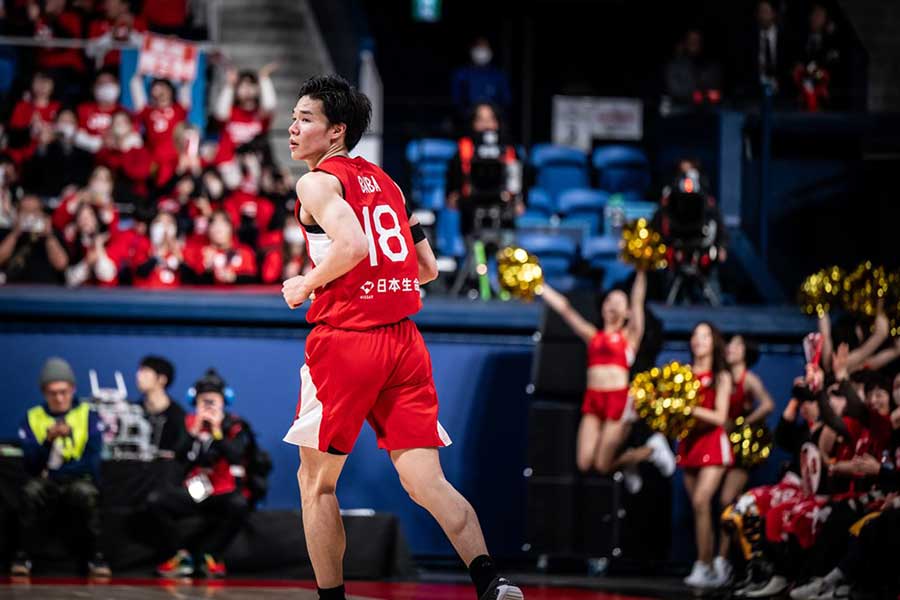 中国戦、24得点をマークしたバスケ日本の馬場雄大【写真：（C）FIBA】