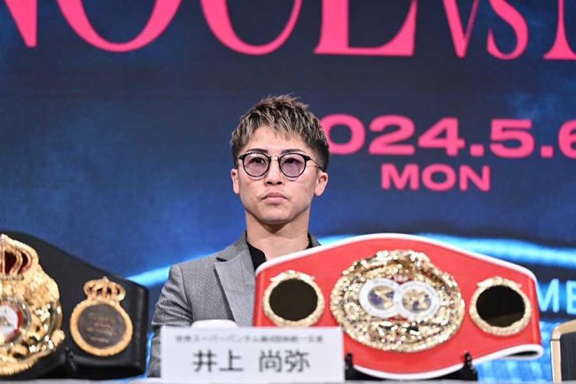 井上尚弥、「5.6」ネリ戦を正式発表！ 会見で両者対面、34年ぶり東京