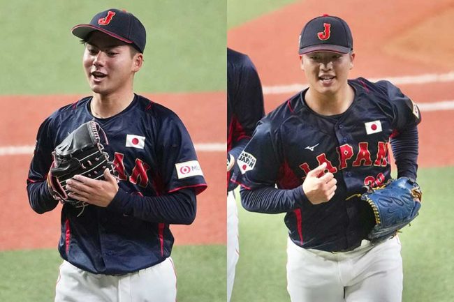 150km超連発で衝撃の侍デビュー大学生2人にファンの勧誘合戦が勃発