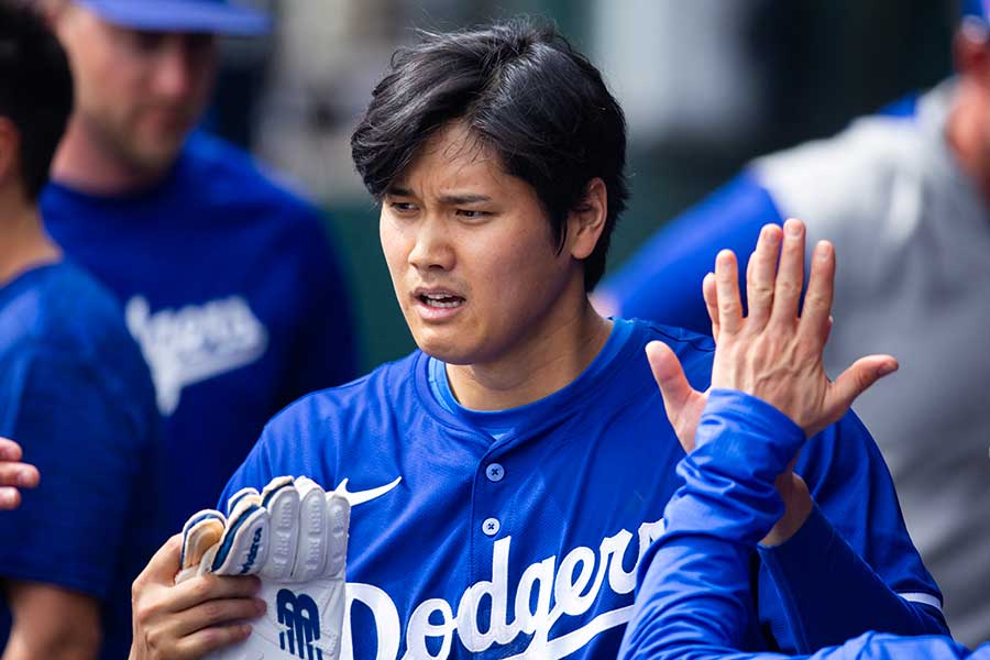 ドジャースの大谷翔平【写真：ロイター】