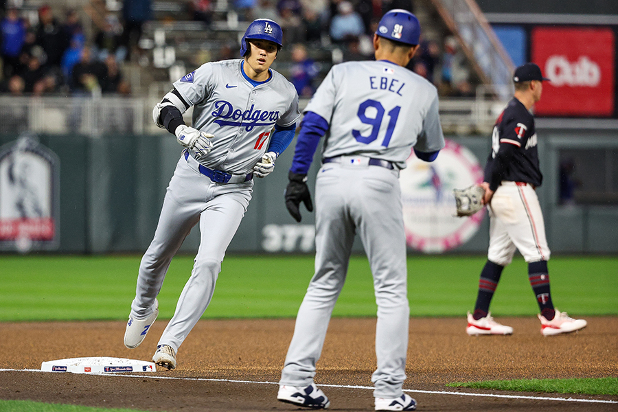 7回に今季3号となるソロ本塁打を放ったドジャースの大谷翔平【写真：Getty Images】
