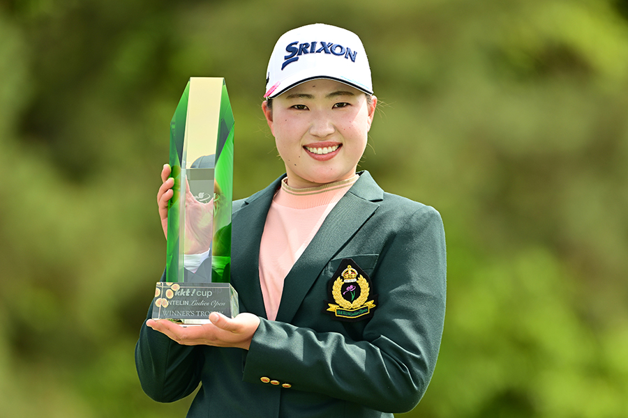 KKT杯バンテリンレディスでツアー初優勝を果たした竹田麗央【写真：Getty Images】
