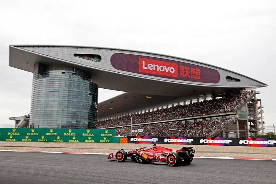 F1中国GPが行われている上海国際サーキット【写真：ロイター】