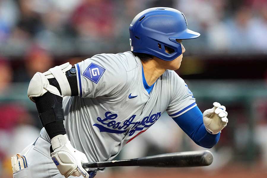 ダイヤモンドバックス戦に出場したドジャースの大谷翔平【写真：ロイター】