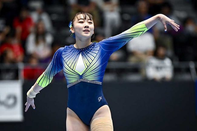 平均17.6歳、パリ五輪の体操女子代表が決定 5人全員10代 宮田笙子