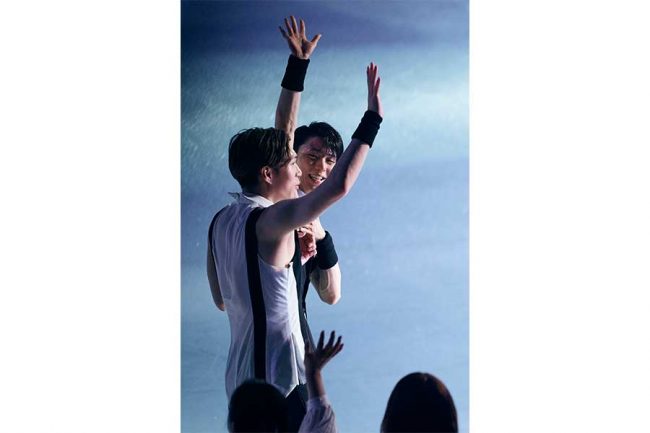 羽生結弦、同い年の友情を垣間見せた瞬間 田中刑事に自ら近づき