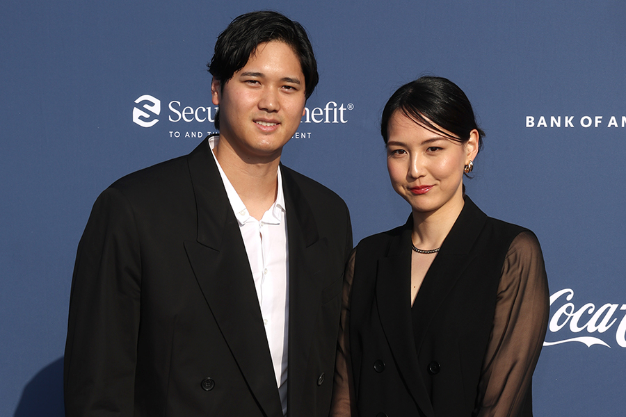 ドジャースの大谷翔平と妻・真美子さん【写真：Getty Images】