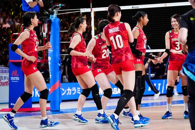 熱狂したバレー日本会場、名勝負を支えた