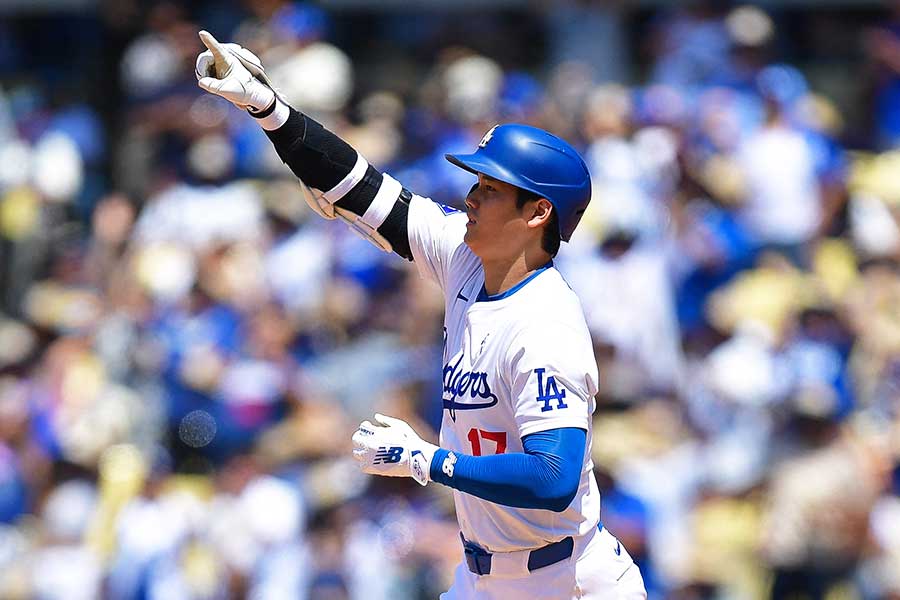 ドジャースの大谷翔平【写真：ロイター】