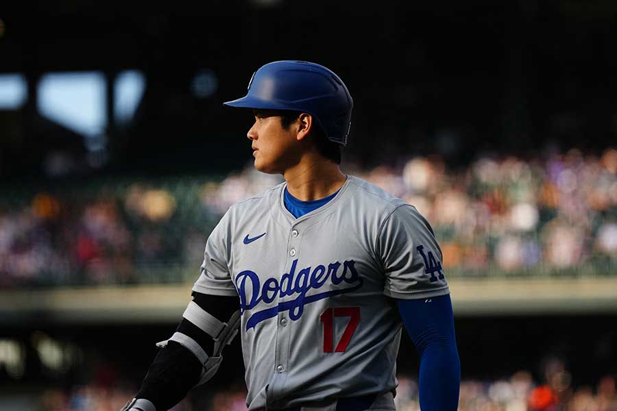 敵地ロッキーズ戦に出場しているドジャースの大谷翔平【写真：ロイター】