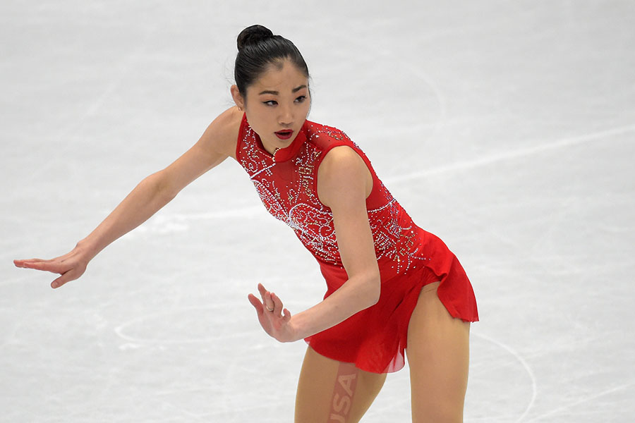 フィギュアスケートの長洲未来（撮影は2018年）【写真：Getty Images】