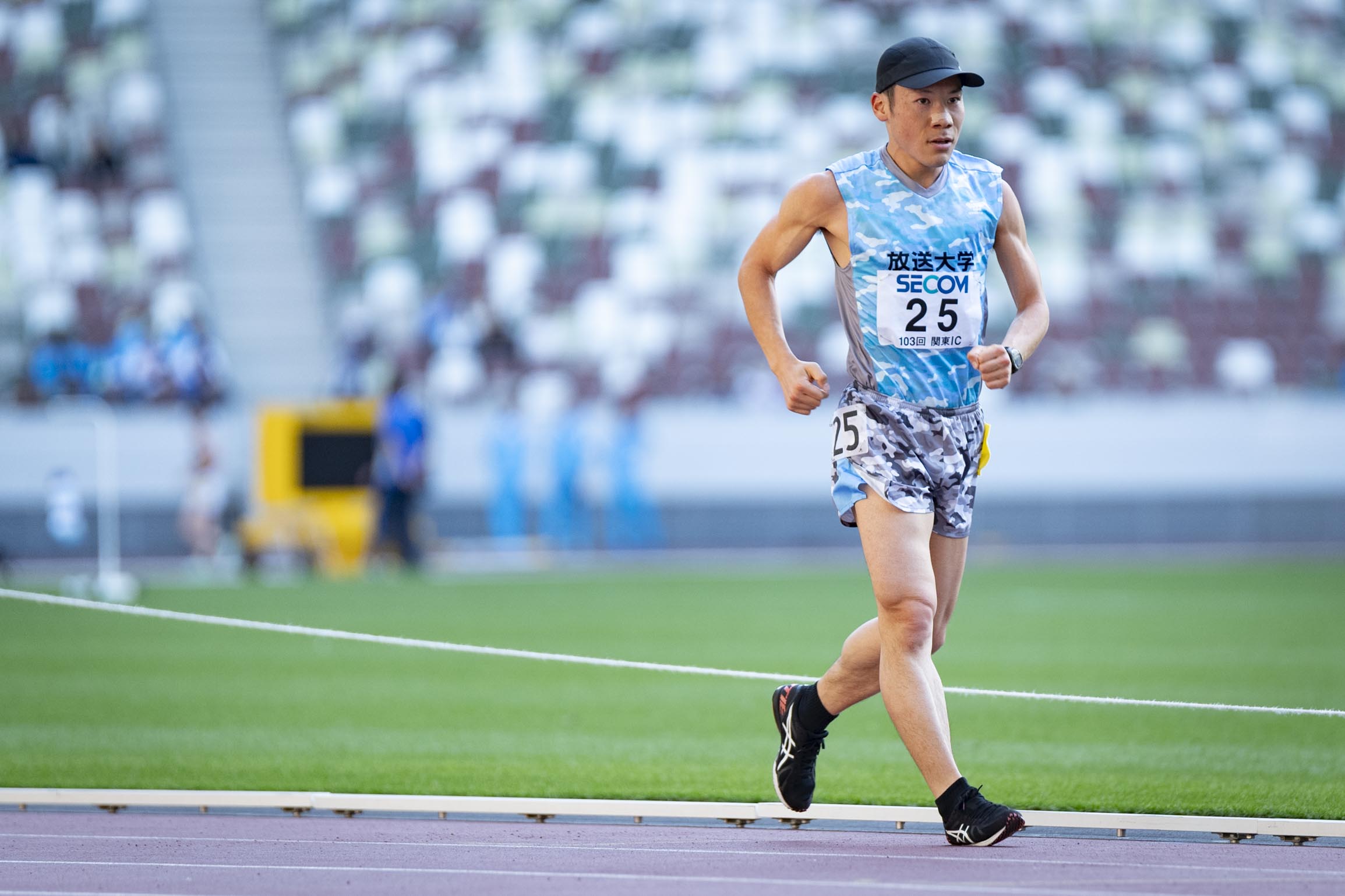 関東インカレに出場した田中達也【写真：中戸川知世】