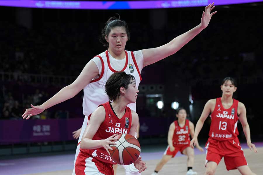 「FIBA U18 女子アジアカップ2024」日本戦に出場したチャン・ツーユウ【写真：Getty Images】