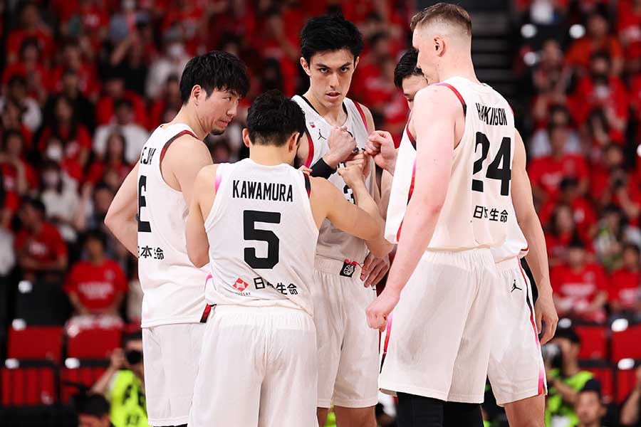 韓国に敗れたバスケ男子日本代表【写真：Getty Images】