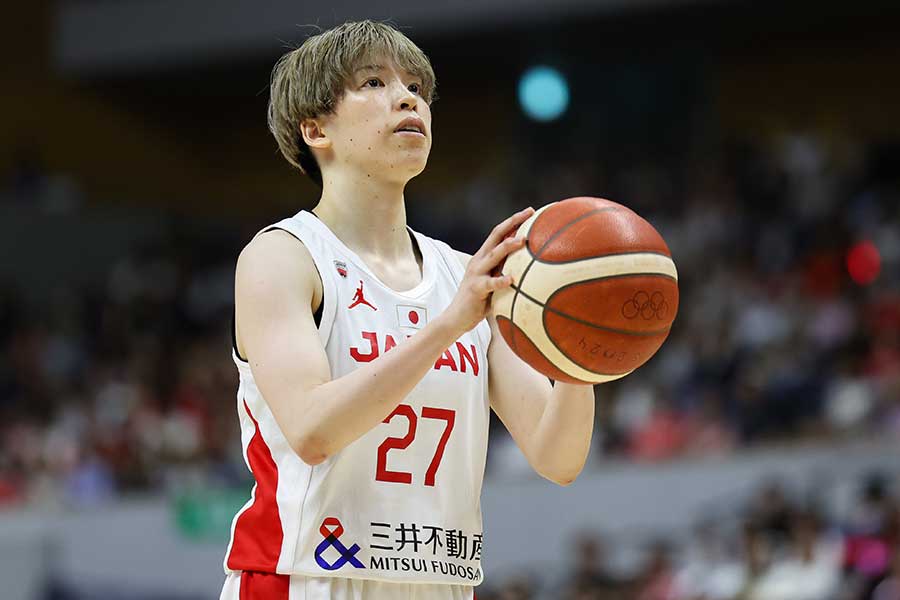 女子バスケ日本代表の林咲希【写真：Getty Images】