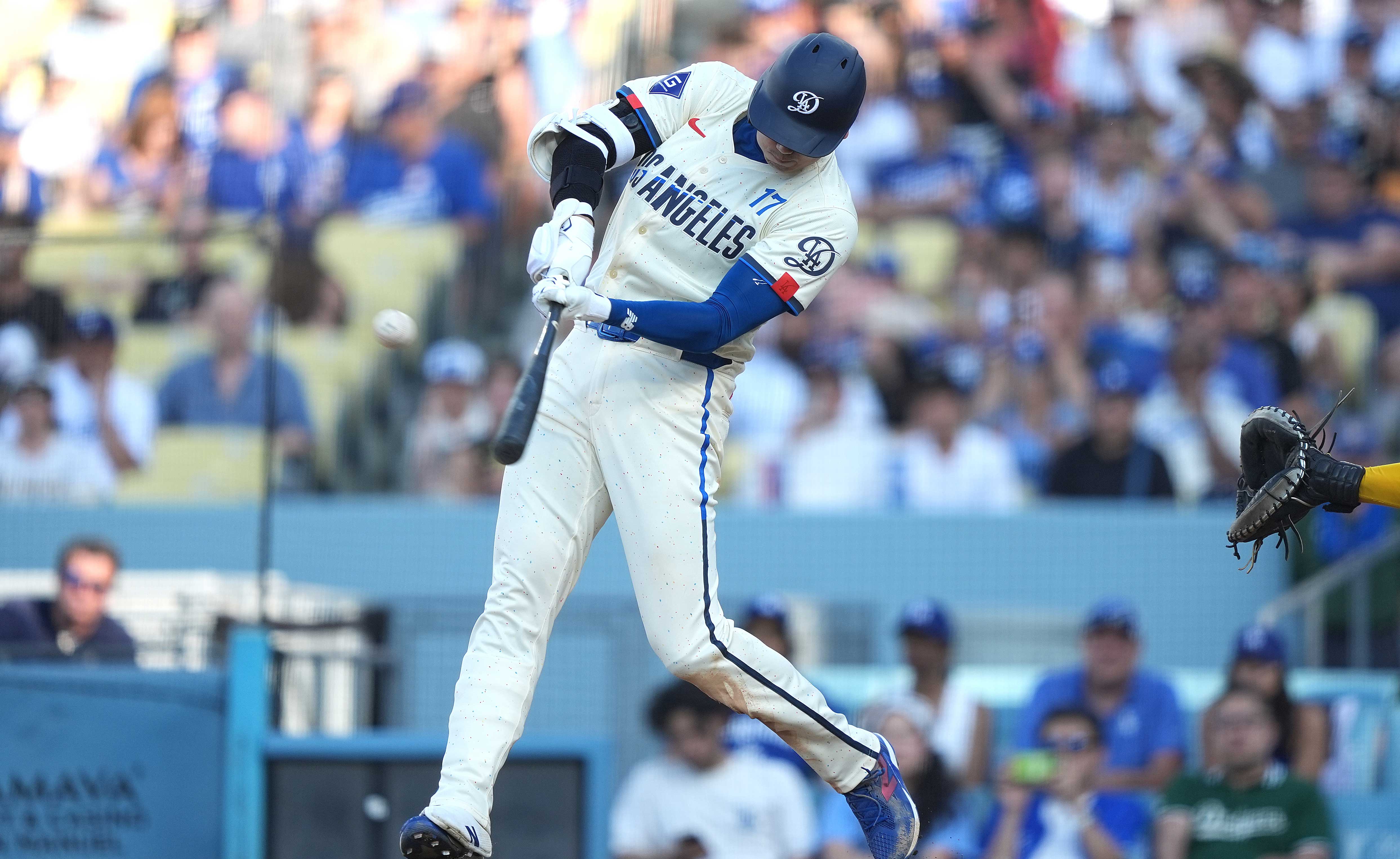 ブルワーズ戦で28号HRを放ったドジャースの大谷翔平【写真：Getty Images】