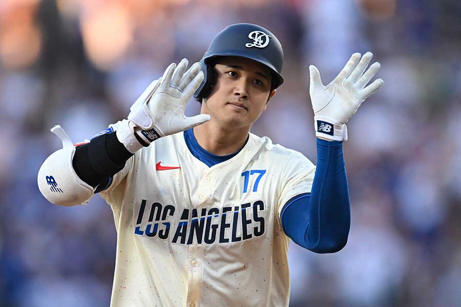 ドジャースの大谷翔平【写真：ロイター】