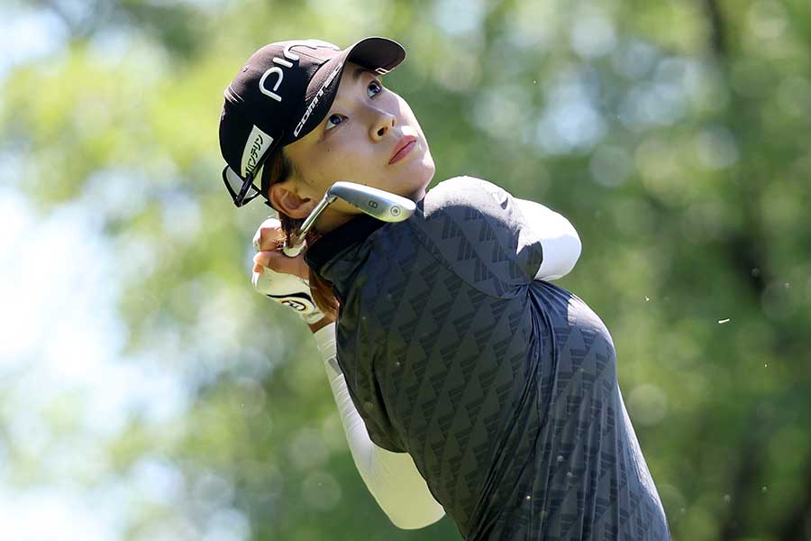 エビアン選手権に出場した渋野日向子【写真：Getty Images】